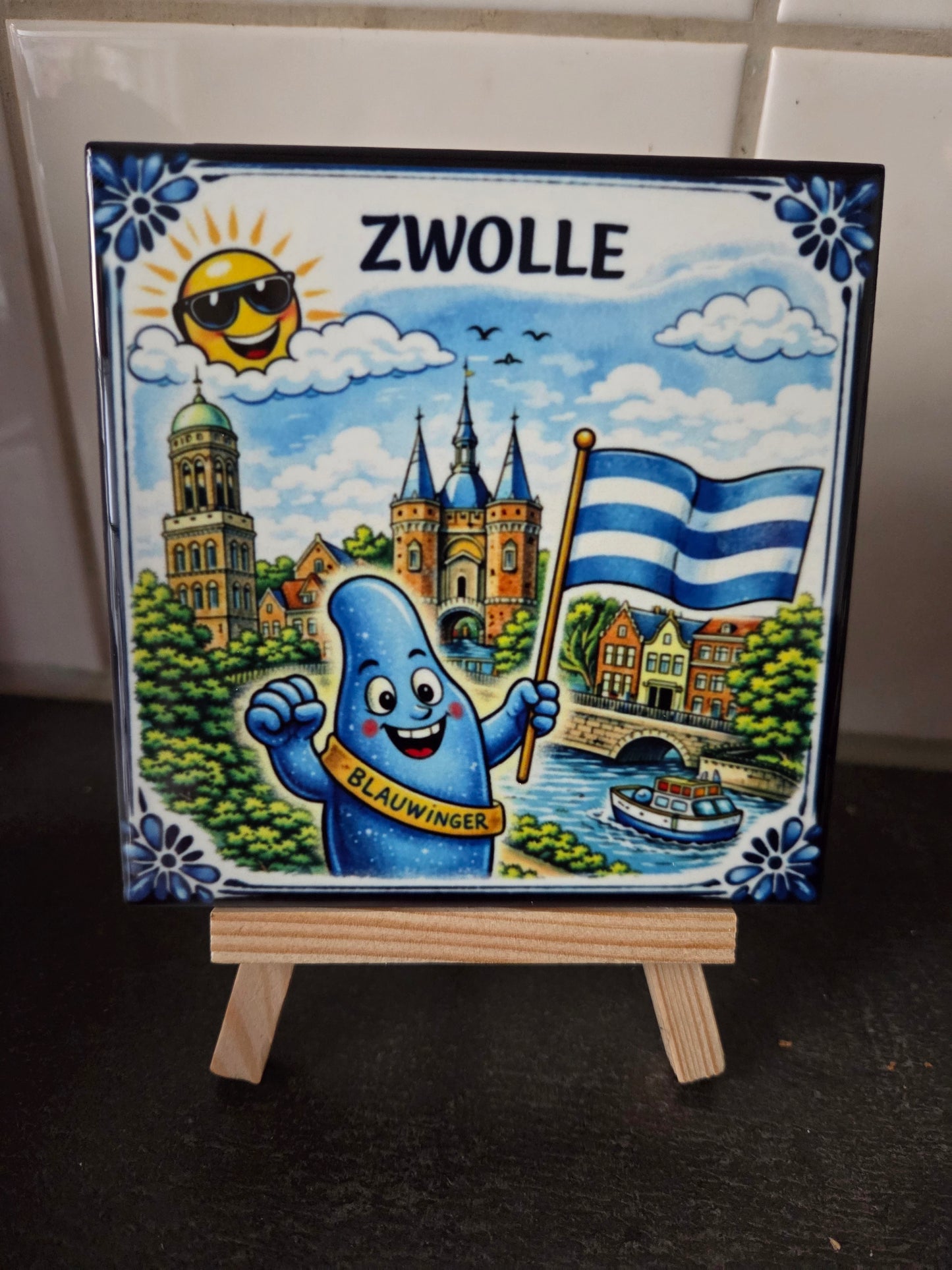 Tegeltje Zwolle- stijvol & uniek