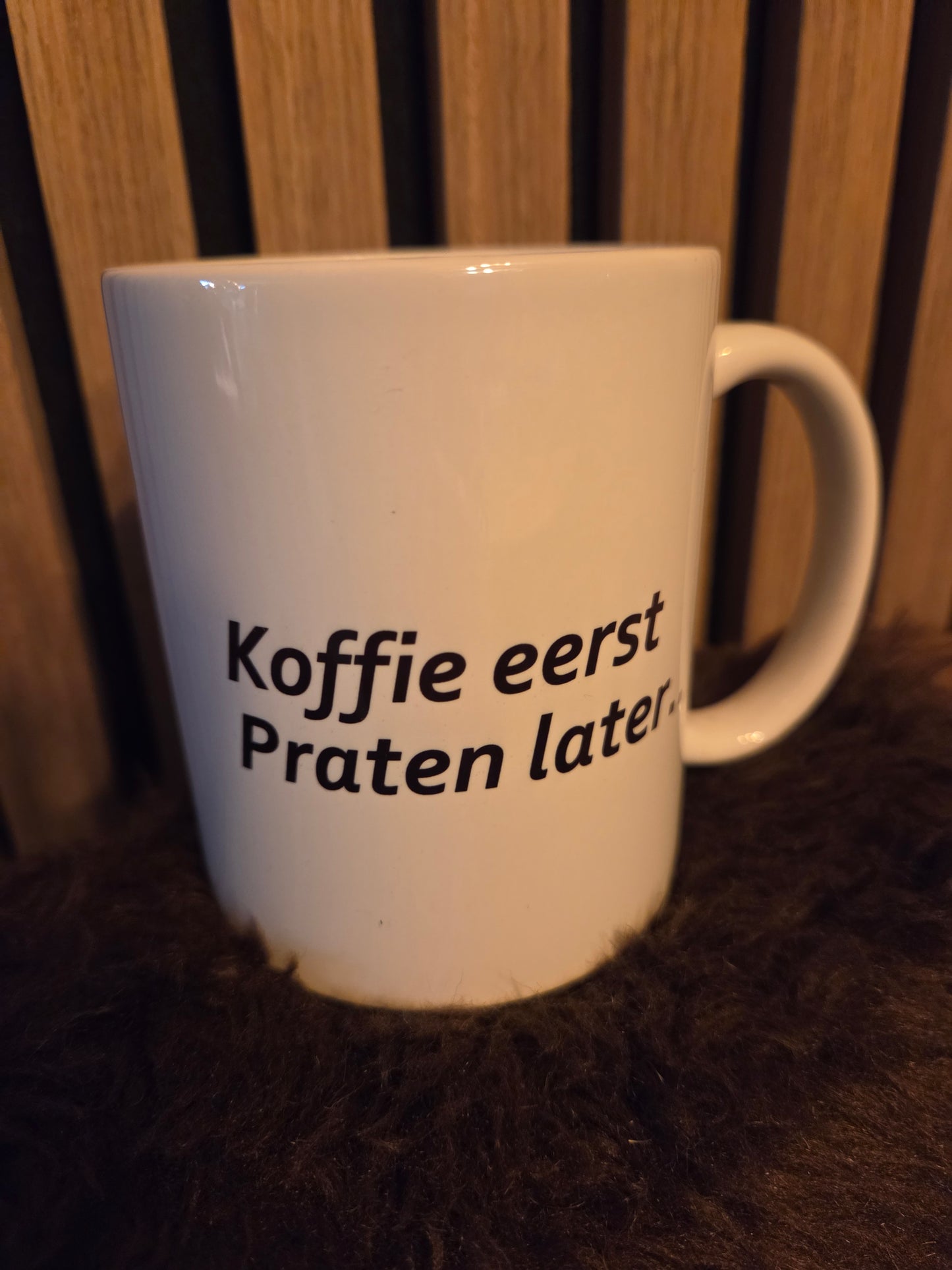 Mok - koffie eerst praten later