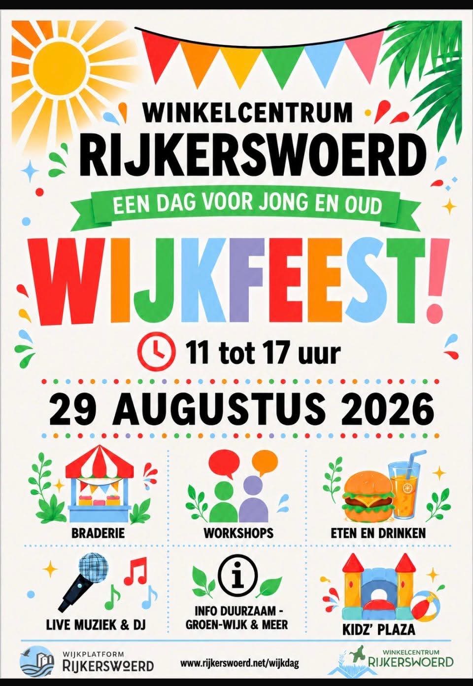 Wijkfeest Rijkerswoerd – Een gezellige dag voor de hele buurt
