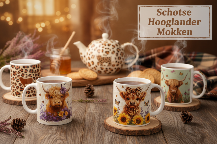 Schotse hooglander mok 11 oz