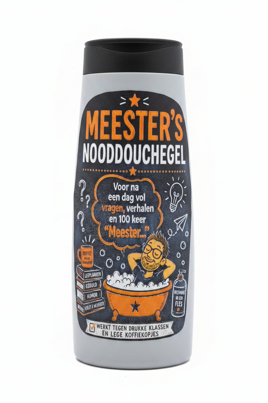 Douchegel meester cadeau einde schooljaar
