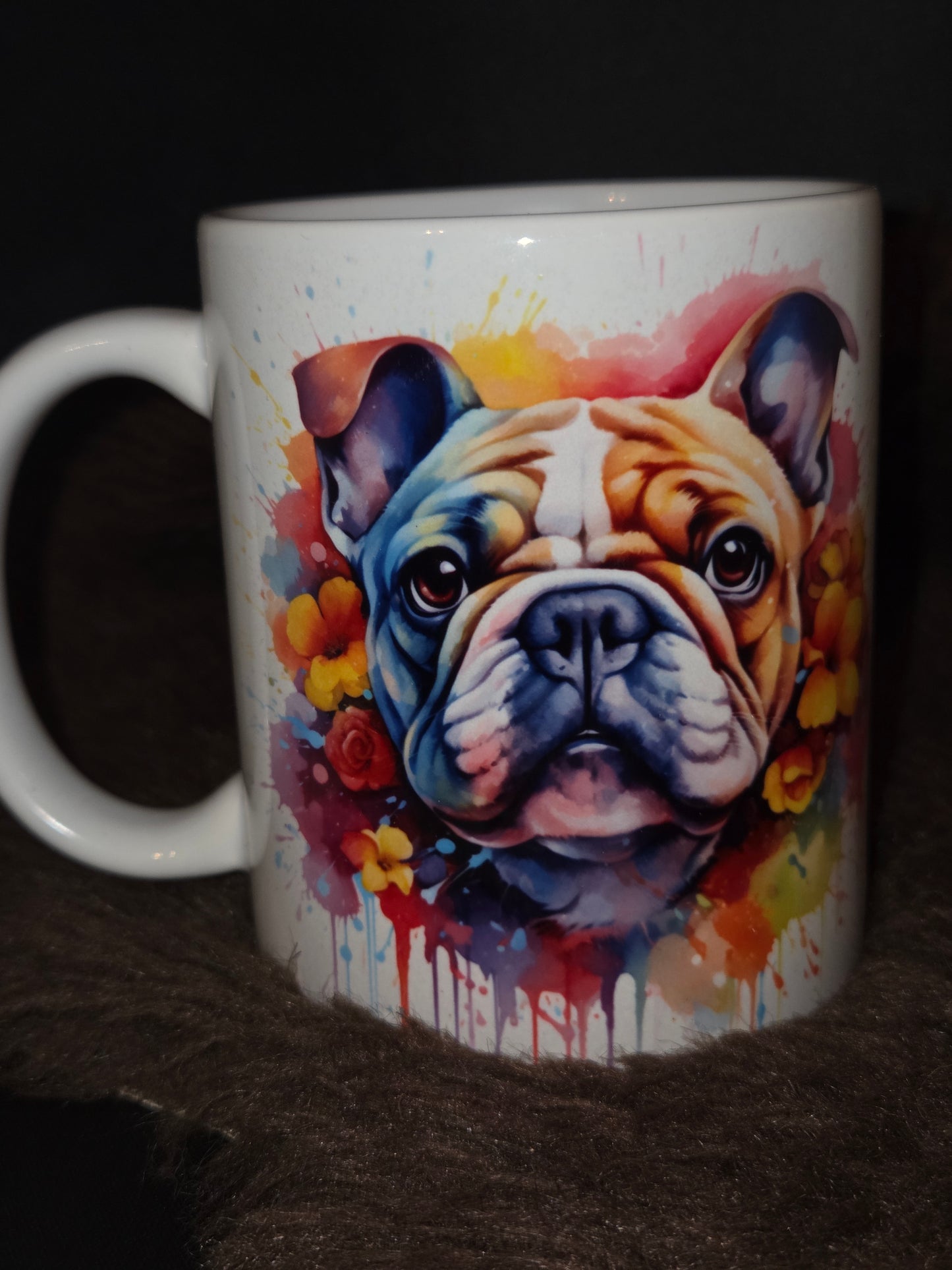 Engelse Bulldog mok 325 ml – keramische hondenmok cadeau voor Engelse Bulldog liefhebber