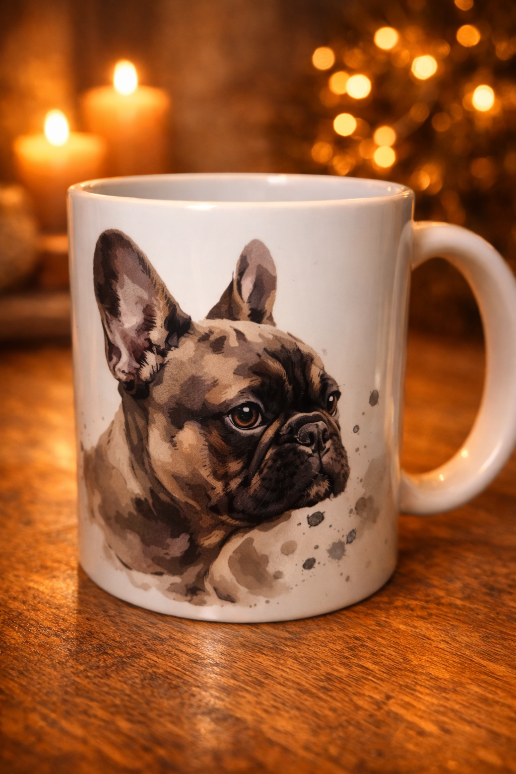 "Franse Bulldog mok keramiek 325 ml – cadeau voor Franse Bulldog liefhebbers"