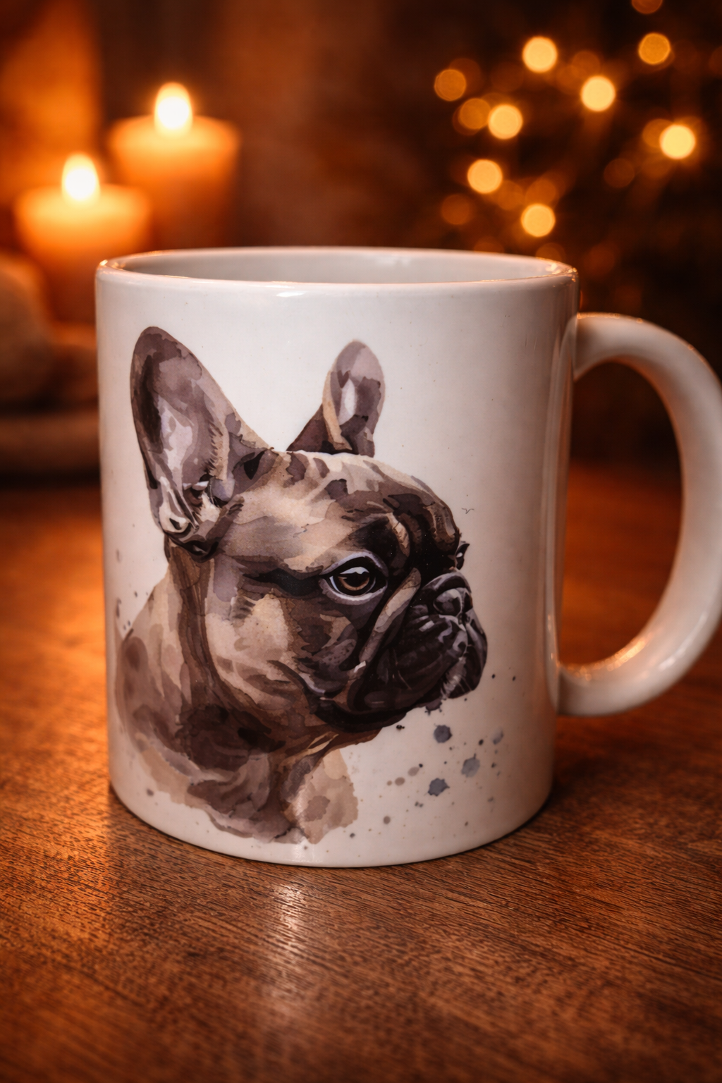"Franse Bulldog mok keramiek 325 ml – cadeau voor Franse Bulldog liefhebbers"