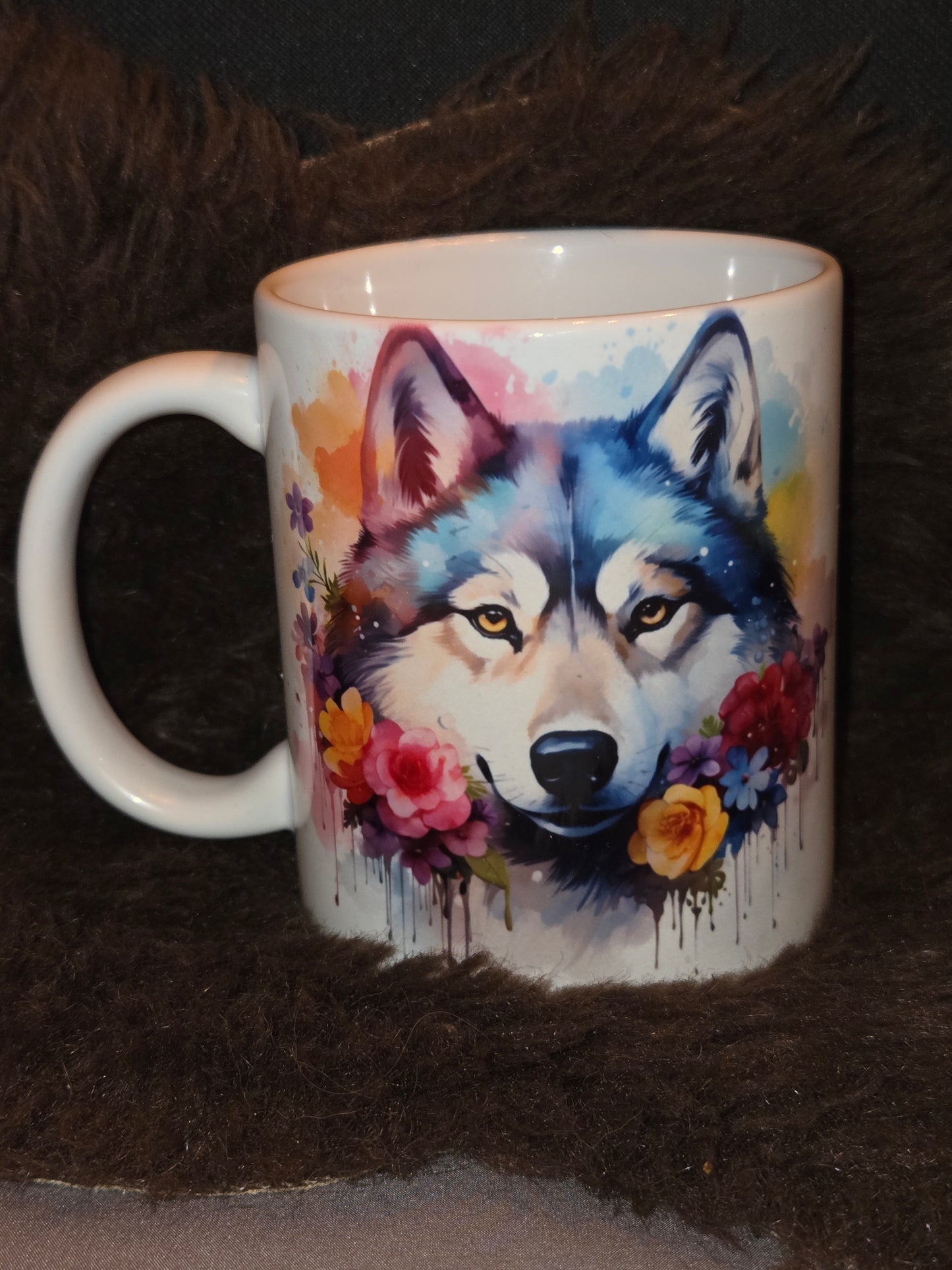 Husky mok 325 ml – keramische hondenmok cadeau voor Husky liefhebber