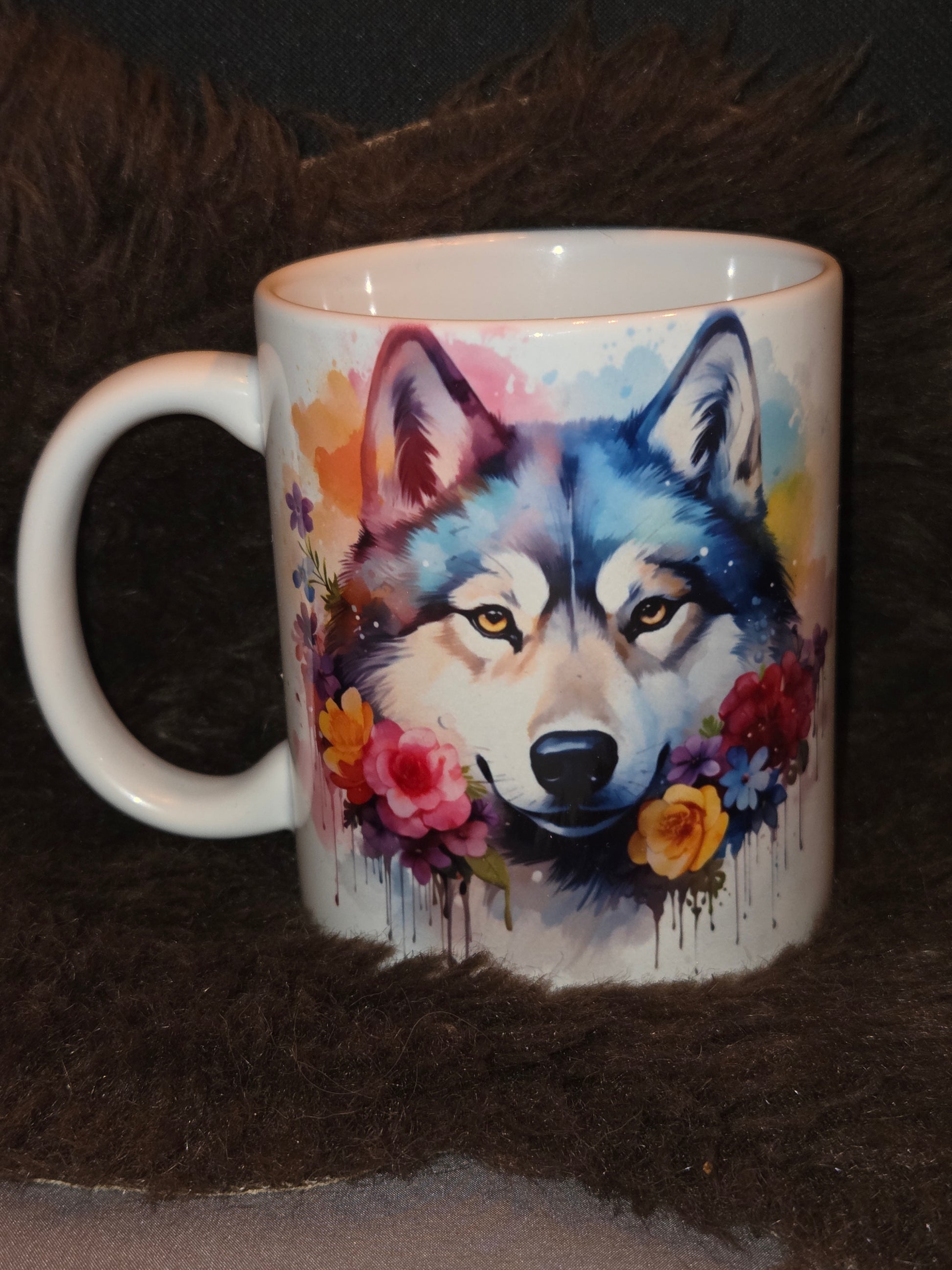 Husky mok 325 ml – keramische hondenmok cadeau voor Husky liefhebber