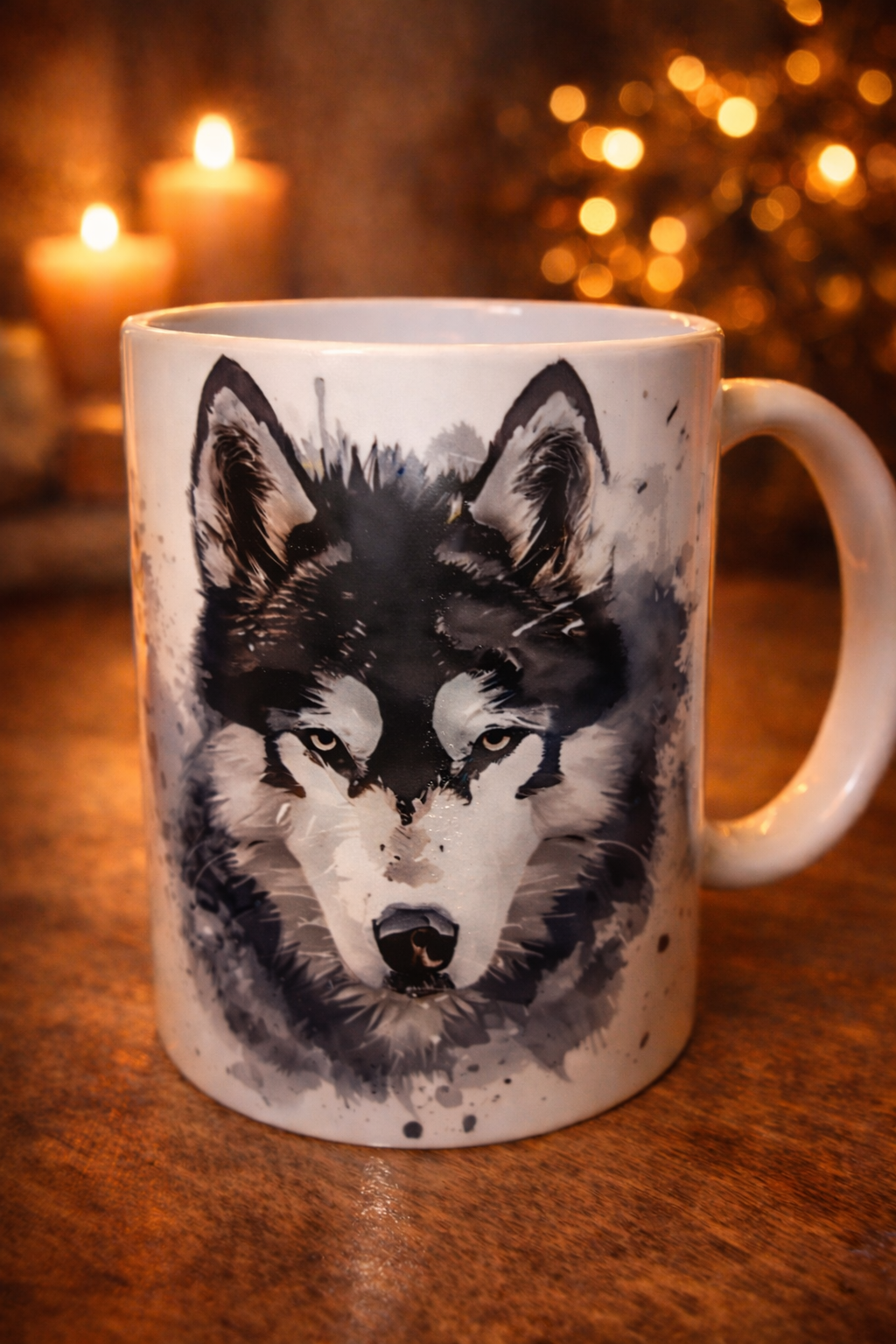 "Siberische Husky mok keramiek 325 ml – cadeau voor Husky liefhebbers"