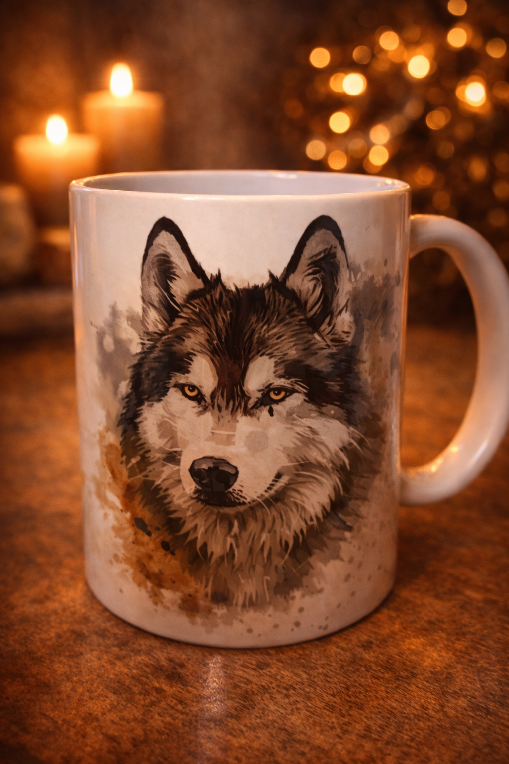 "Siberische Husky mok keramiek 325 ml – cadeau voor Husky liefhebbers"