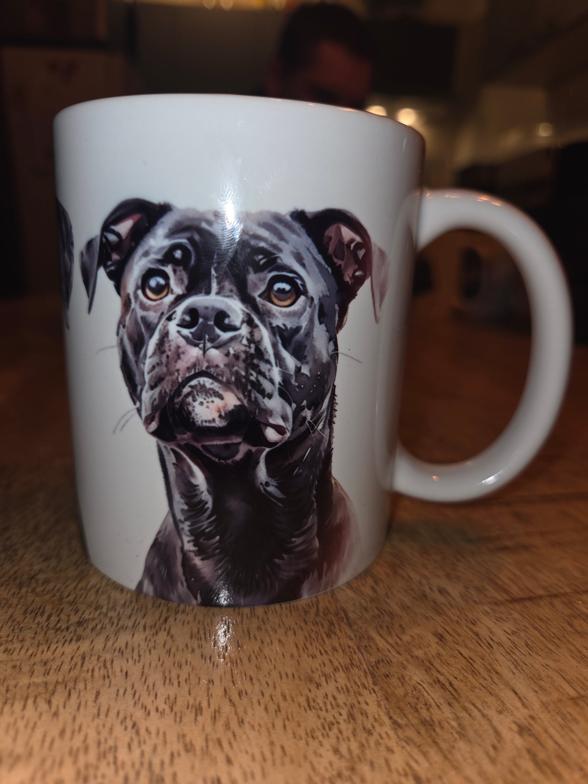 "Staffordshire Bull Terrier mok keramiek 325 ml – cadeau voor Stafford liefhebbers"