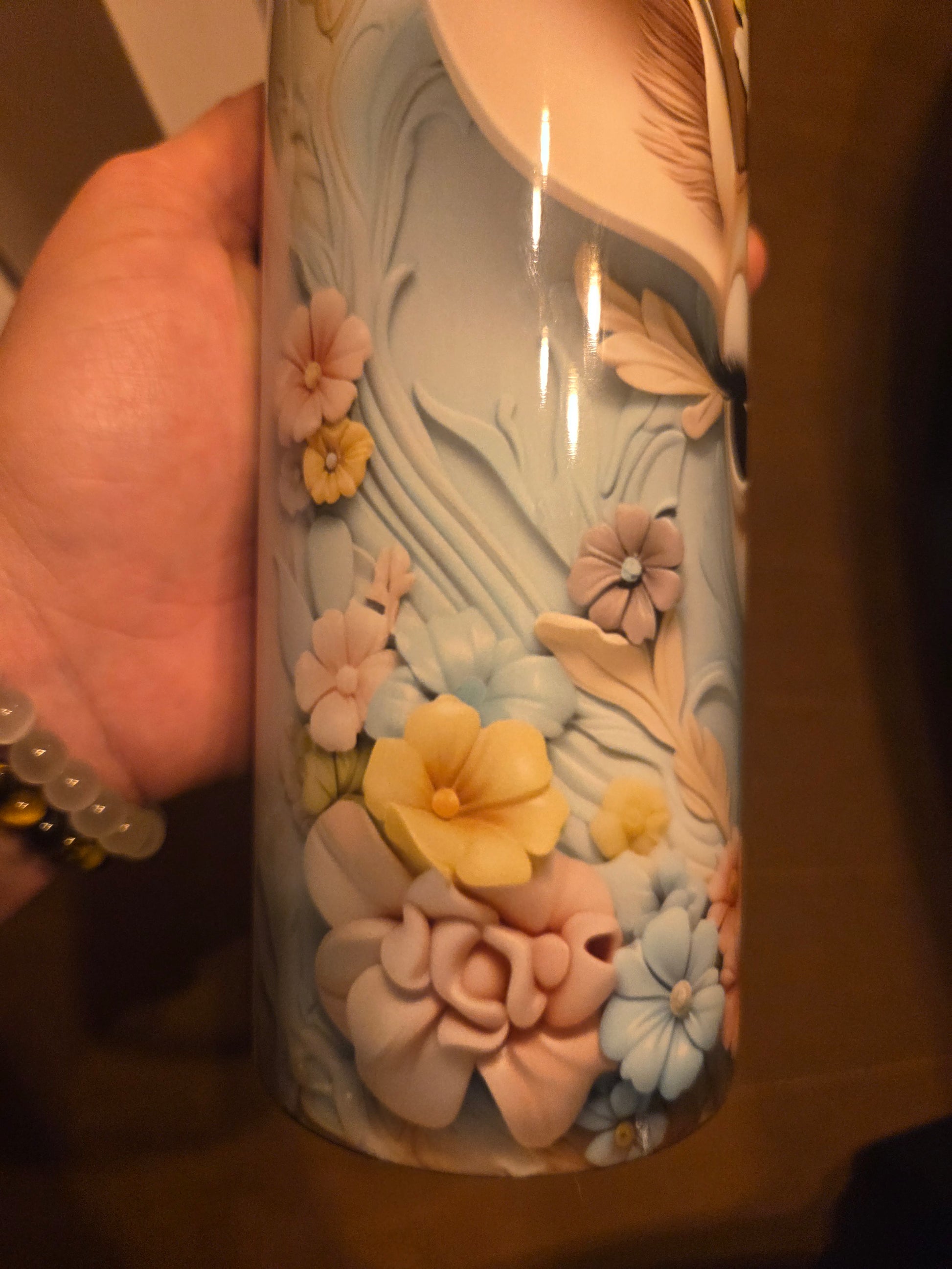 hert in pastelkleuren