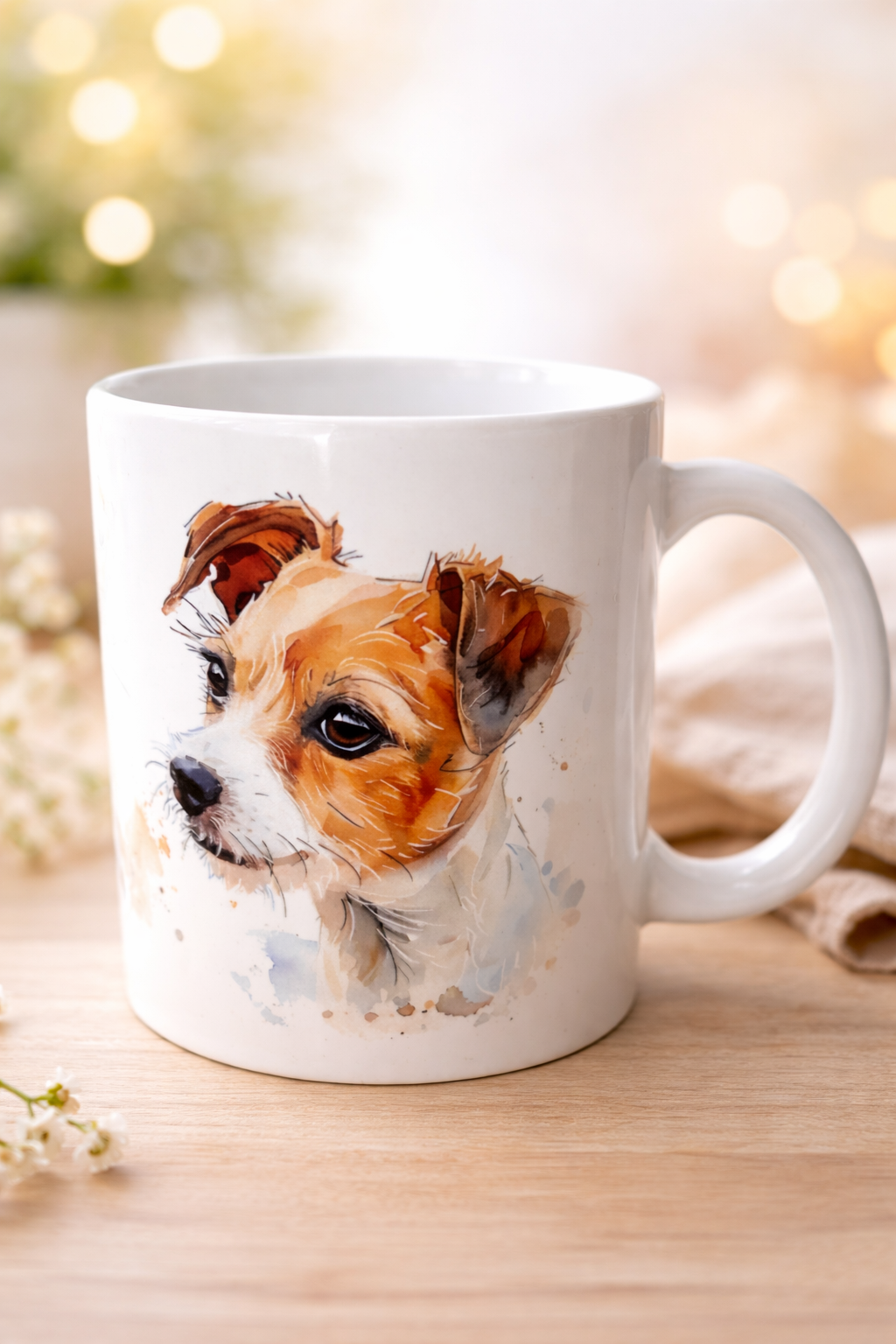 "Jack Russell terriër mok keramiek 325 ml – cadeau voor Jack Russell liefhebbers"