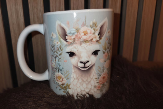 Alpaca mok – schattige keramieken mok met alpaca design – 325 ml