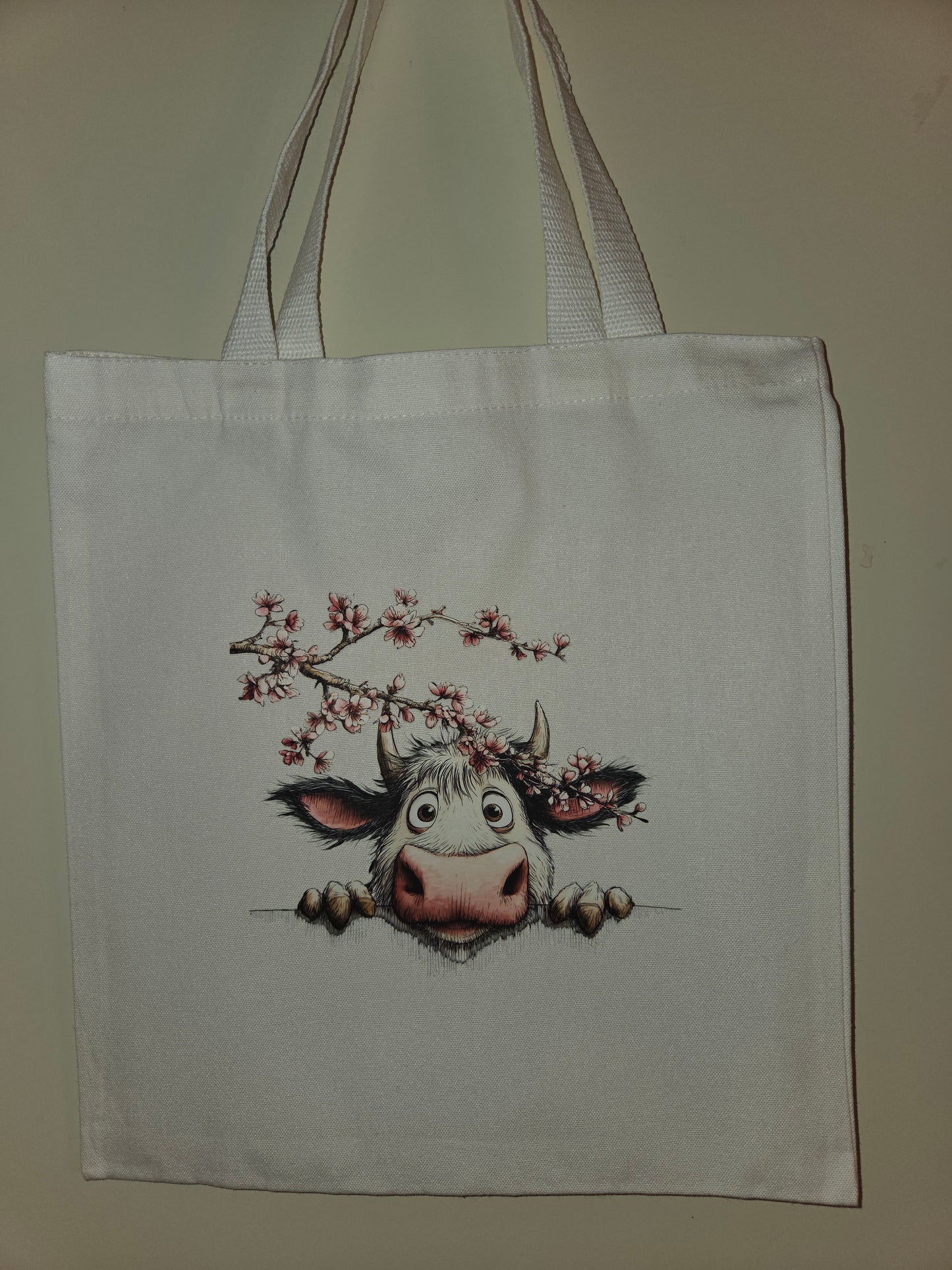 Tas met koe design