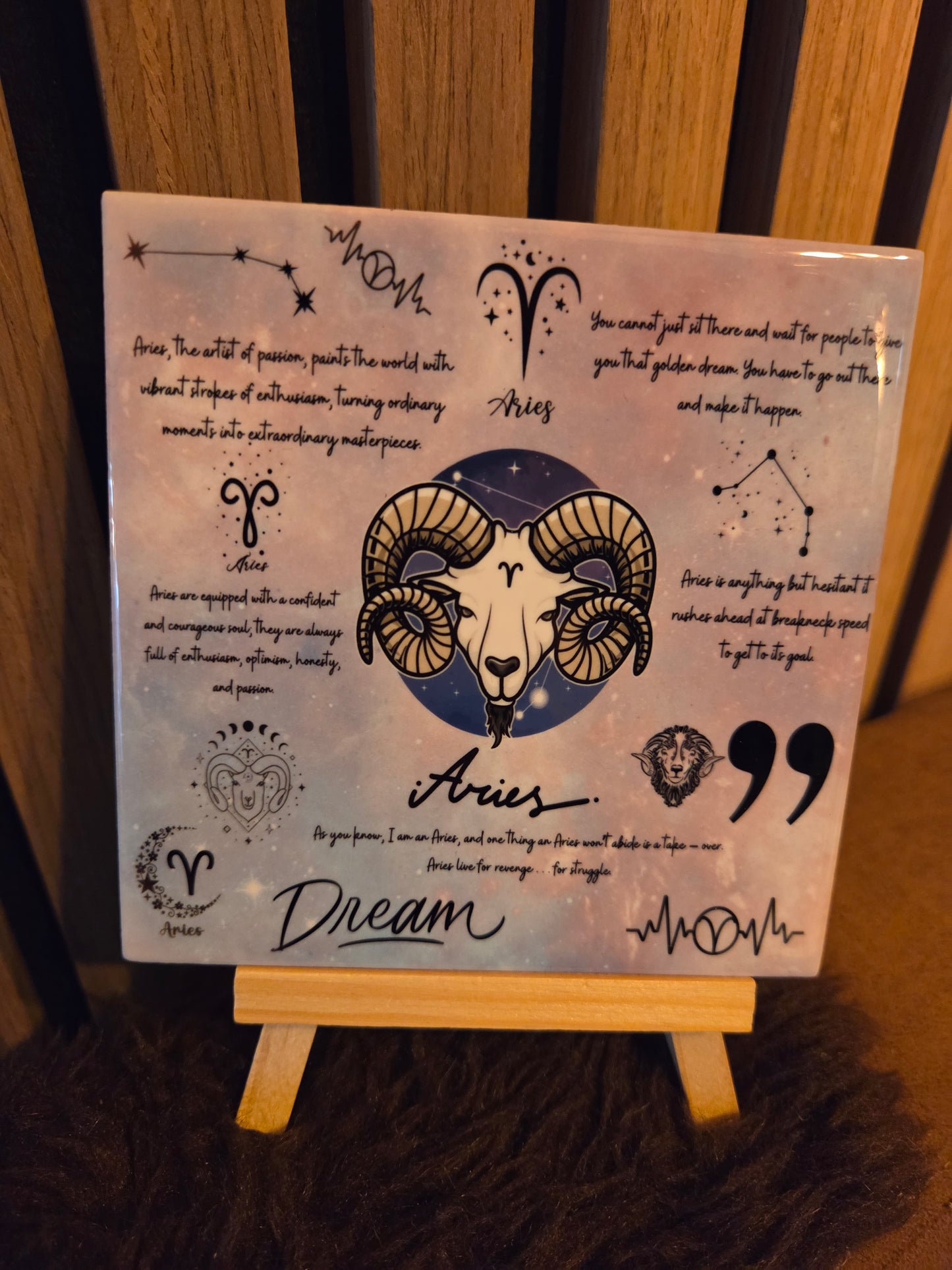 Ram Sterrenbeeld Tegeltje – Perfect Cadeau