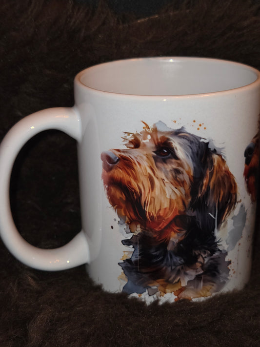 Ruwharige Teckel Mok – 11 oz